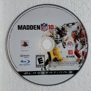 Madden 10 Game for Playstation 3